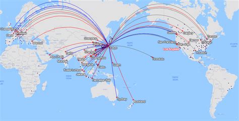 japan airlines american region destinations